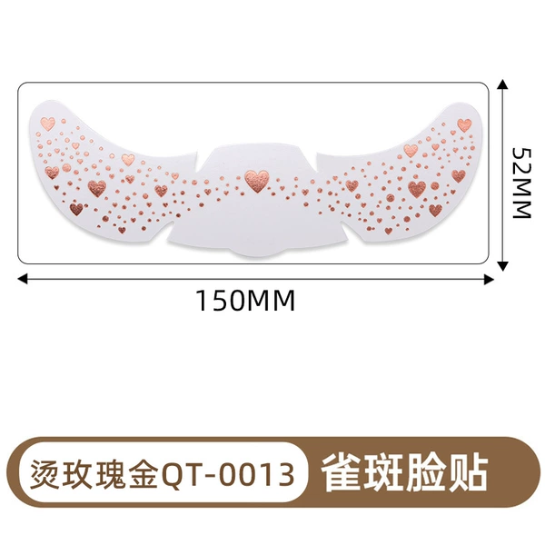 QT-0013 (Pack of 6 rose gold pieces)