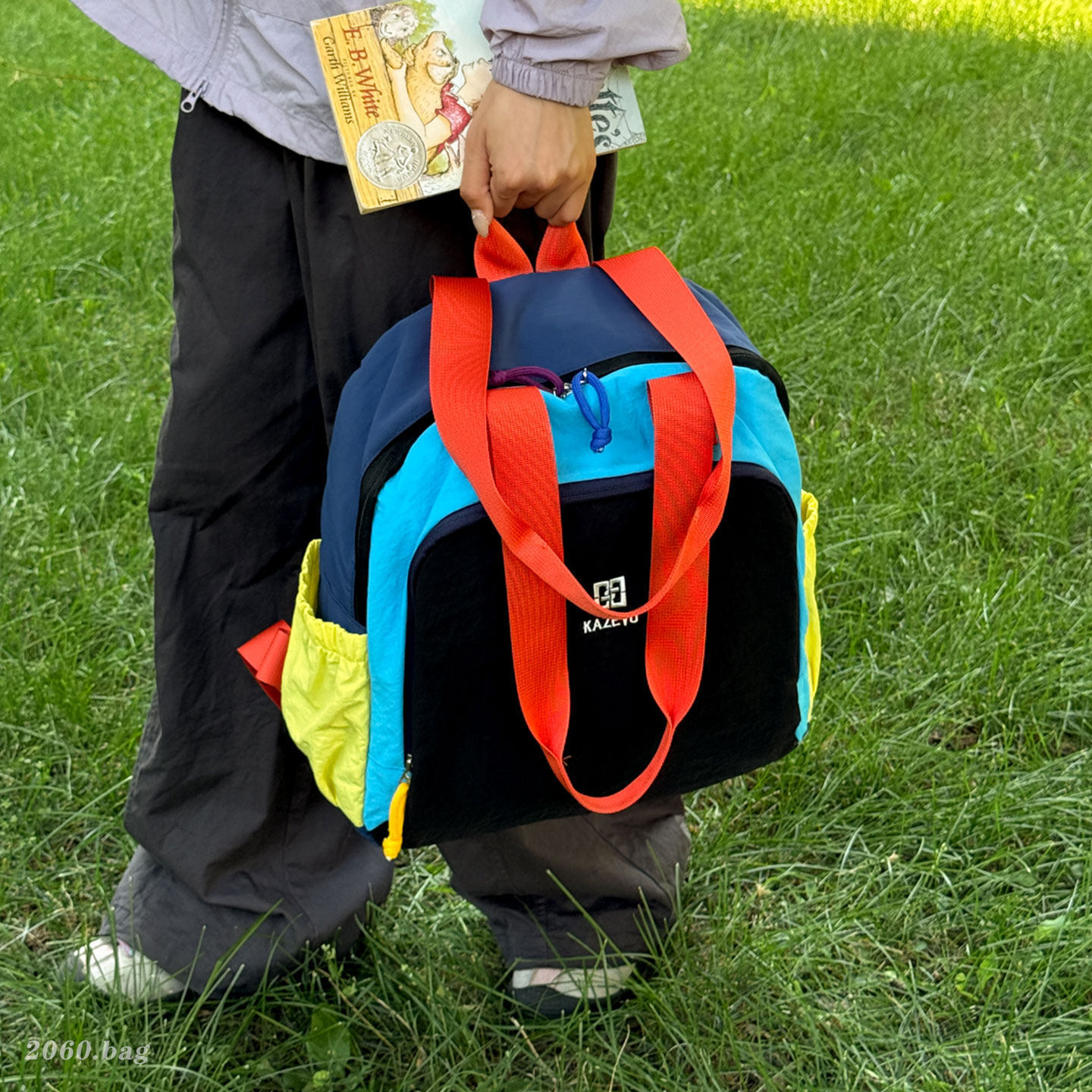 Nueva mochila de gran capacidad 2026 estudiantes multifuncionales ligero hombre y mujer dopamina viaje color contraste mochila