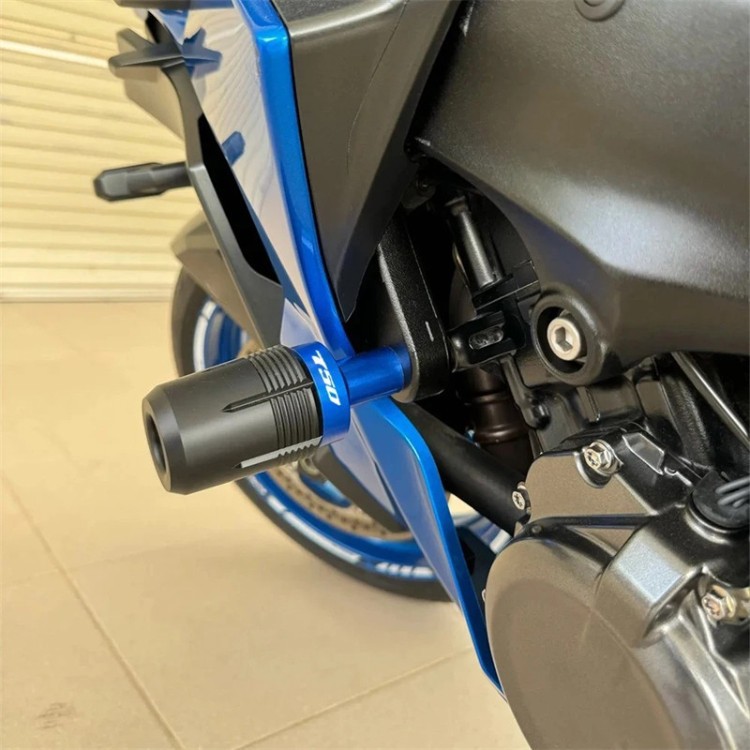 Suitable for Suzuki Gsxs750 Gsxs1000 Modified Body Anti-Fall Protection Ball + Exhaust Pipe Anti-Fall Rod