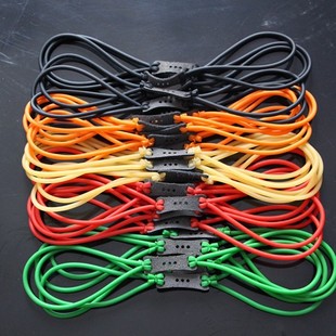 1745 traditional rubber band group four-strand rubber band group latex tube double-sided Microfiber leather pocket for Slingshot