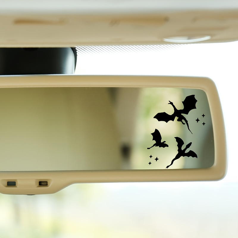 Espejo retrovisor Halloween bat calcomanía coche ventana parachoques vinilo 4,6 cm