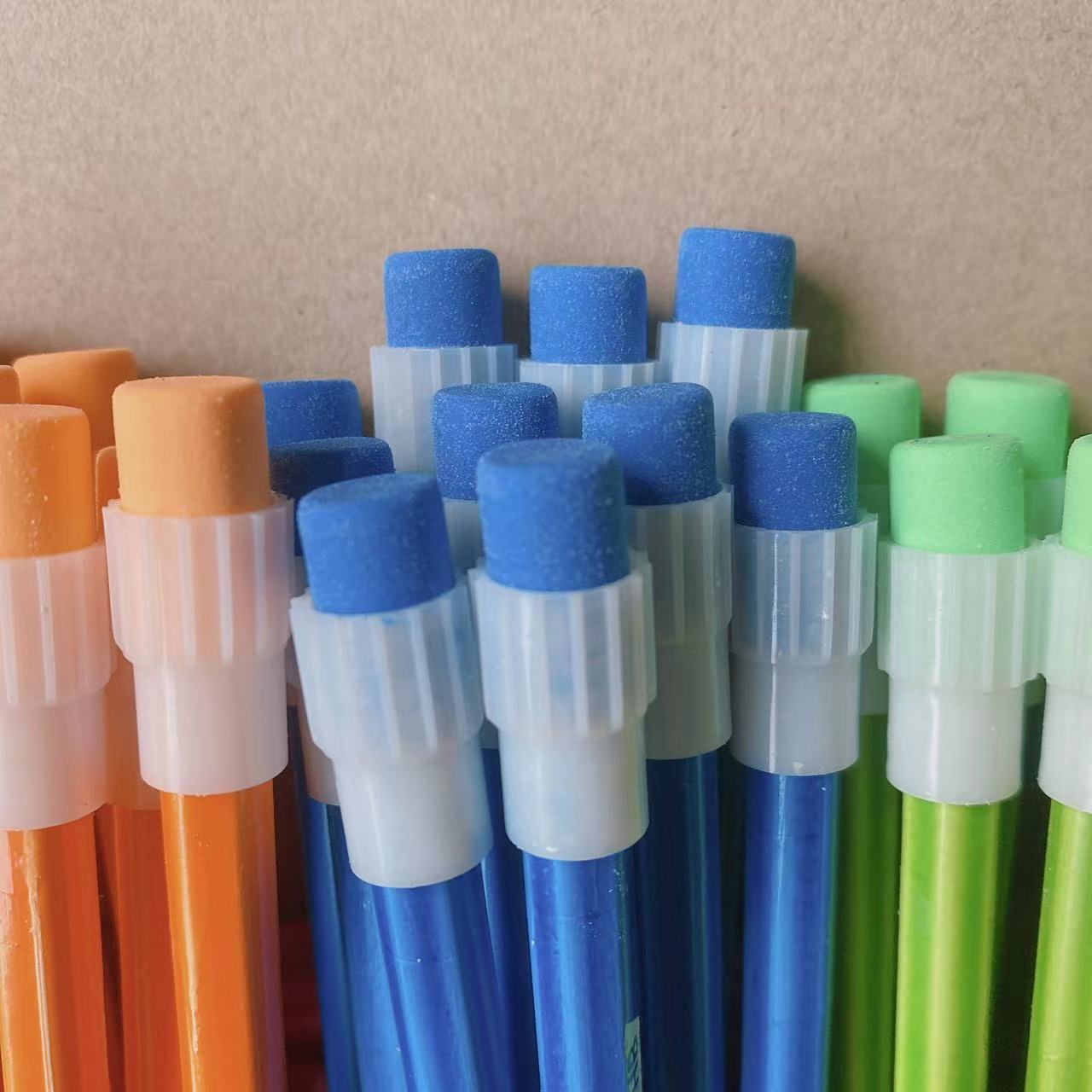 La Escuela Primaria jardín de infantes color flor Polo 3 lápiz de cuero grande con goma HB lápiz papelería de Ventas Directas tienda lote de 2 yuanes