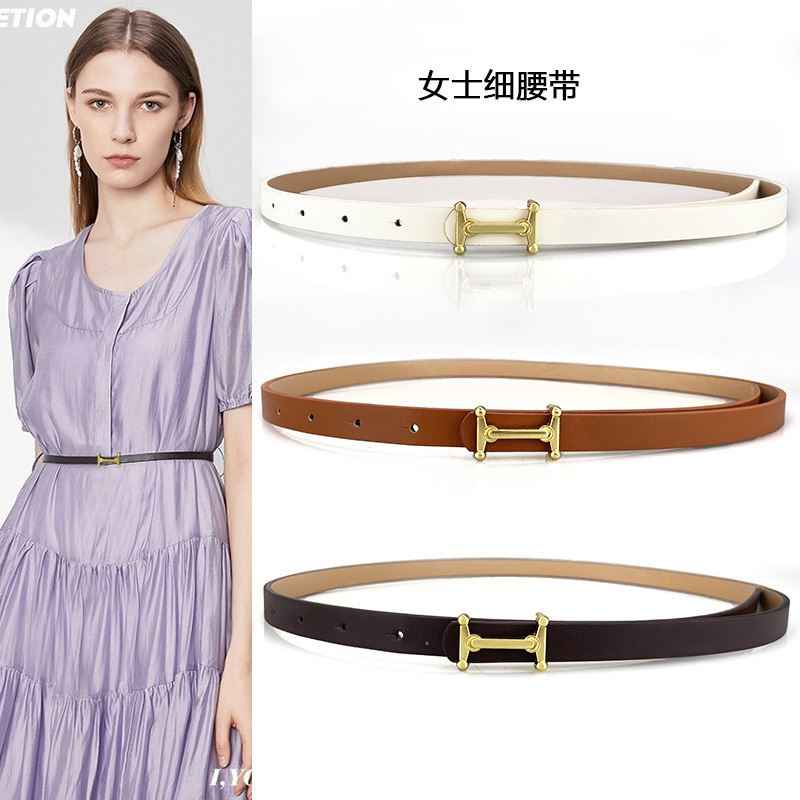 Black Thin Belt Women's Accessories Korean Versatile PU Women's Small Belt with Suit Sweater Shirt Dress New Black Thin Belt Women's Accessories Korean Versatile PU Women's Small Belt with Suit Sweater Shirt Dress New