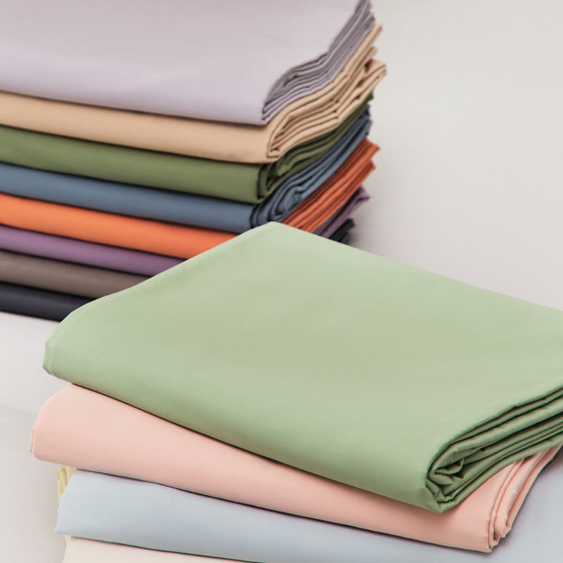 Light Luxury Simple Long-Staple Cotton Satin 100-Count Pure Cotton Duvet Cover Single Piece Pure Cotton Single Pillowcase Dormitory Student Quilt Cover