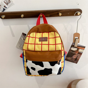 Japanese Style Lightweight Simple Backpack Large Capacity Cartoon Schoolbag for Kindergarten Boys and Girls Going Out Foreign Style Cute Backpack