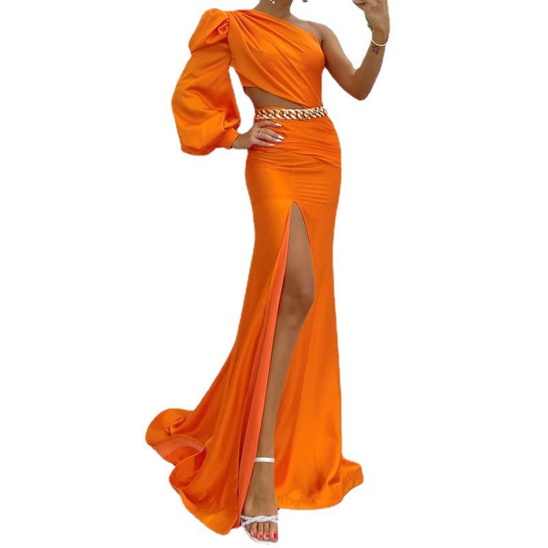 Elegant One-Shoulder Dress Image 5