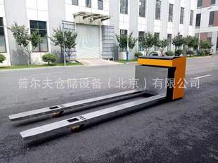 Long stainless steel seat type all-electric pallet truck forklift