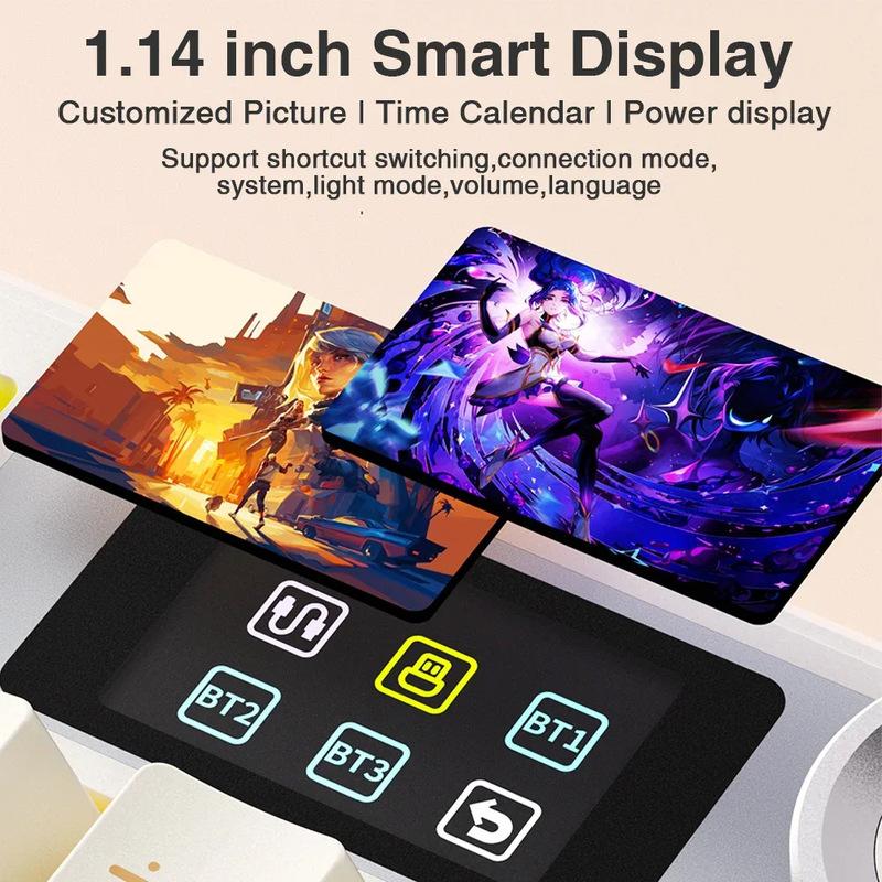 AULA タンジェリンスパイダー F108pro カスタマイズされたメカニカルキーボードワイヤレス Bluetooth 3 モード e スポーツゲームホットスワップ可能なクロスボーダー|undefined
