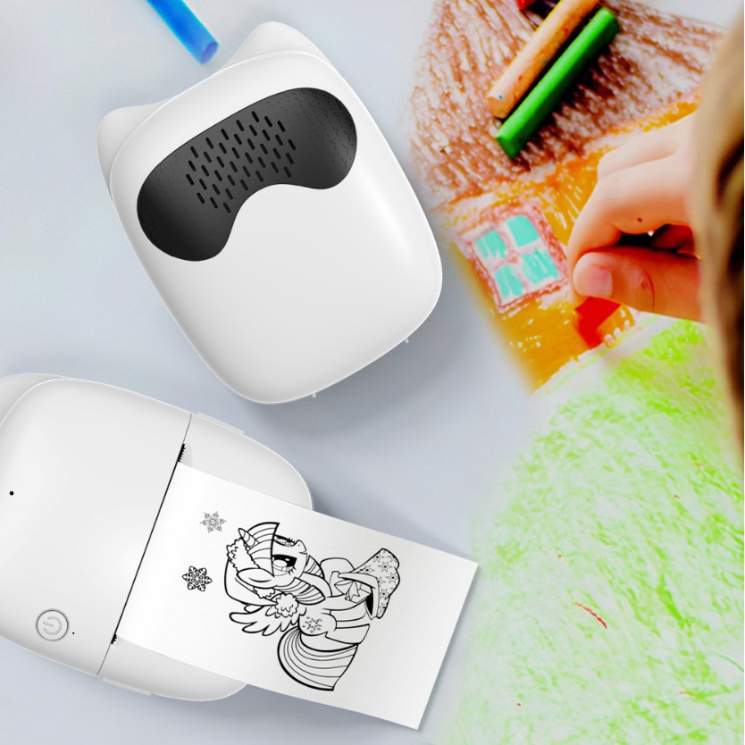 Mini Impresora Térmica Portátil M7 con Voz Inteligente para Niños