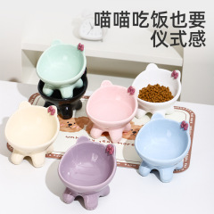 超かわいい猫の碗の陶磁器の猫の碗の犬の碗の猫の茶碗のペット用品の猫の食事の碗の猫の食糧の碗の猫のたらい