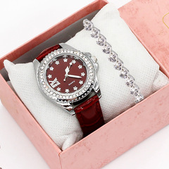 Low-priced Gift List Small Dial Women's Student Exam Wristwatch Bracelet Box