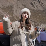 Зимняя модная удерживающая тепло шапка для матери, увеличенная толщина, для среднего возраста