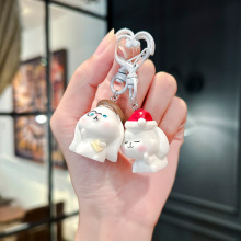 可爱系小玩意迷你兔子钥匙扣挂件公仔包包挂饰毕业礼物送女生