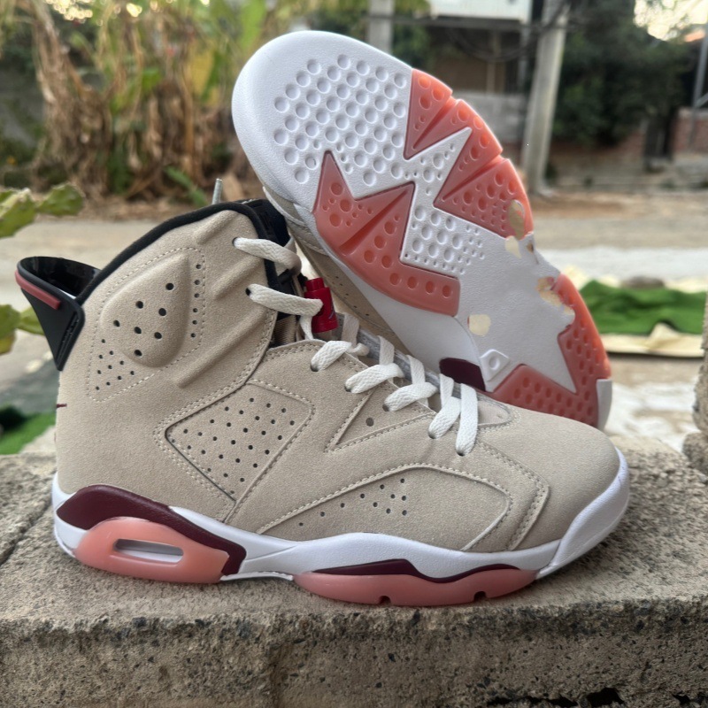 Comercio exterior Putian AJ6 TS verde oliva azul conejo de Carolina del Norte Baco ceniza París aj6 zapatillas deportivas de baloncesto para hombres y mujeres image 34