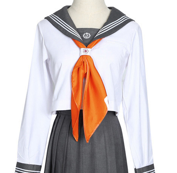 JK uniformes bufandas triangulares bufandas uniformes marineros bufandas universidades japonesas gran corbata marrón azul acuático