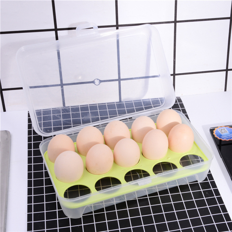キッチン15格冷蔵庫卵箱新鮮箱携帯プラスチックピクニック卵の収納箱|undefined