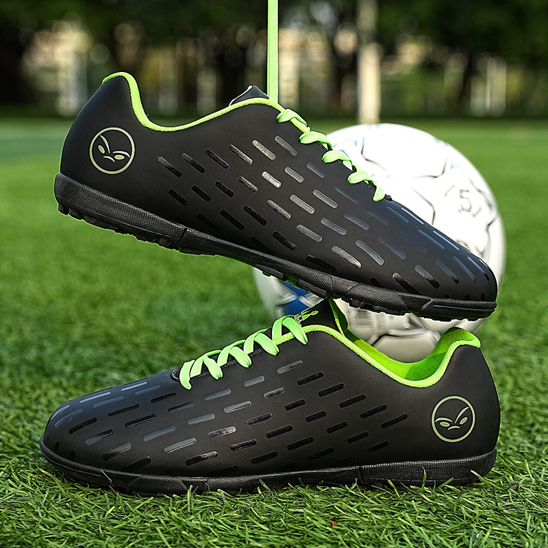 2023 nuevos zapatos de fútbol para adultos para niños uñas rotas tf entrenamiento juvenil para niños niñas estudiantes de escuela primaria entrenamiento de velcro