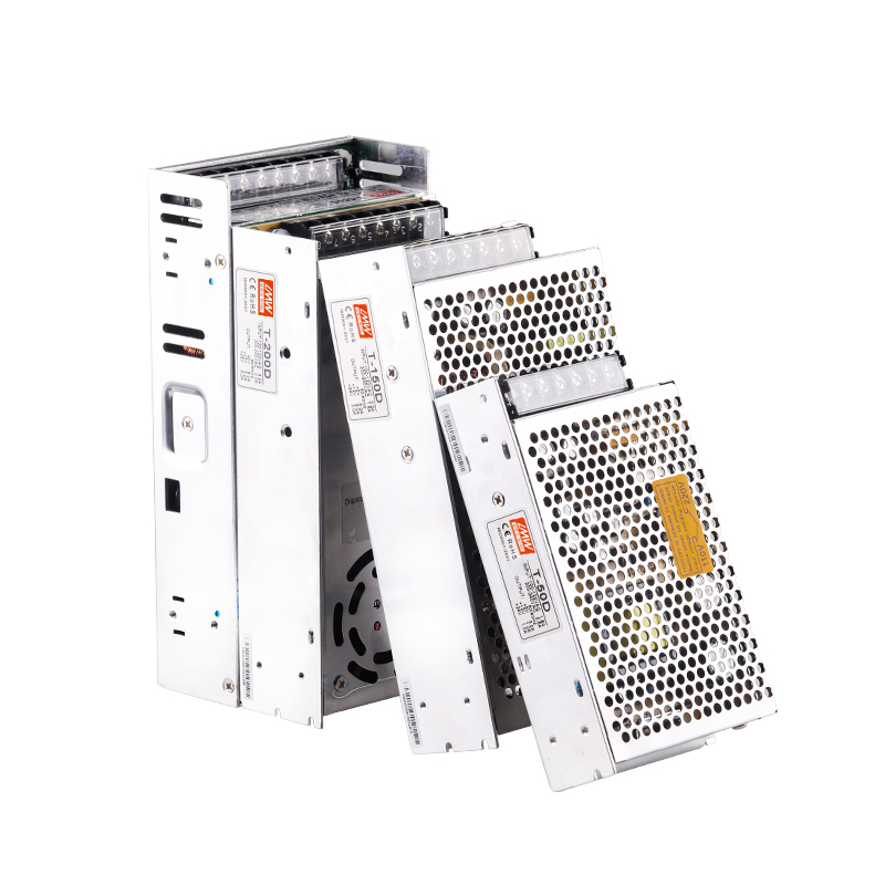 220V a 5V12V24V tres grupos de doble salida múltiple fuente de alimentación de conmutación de CC 3A5A dos transformadores de voltaje Wei