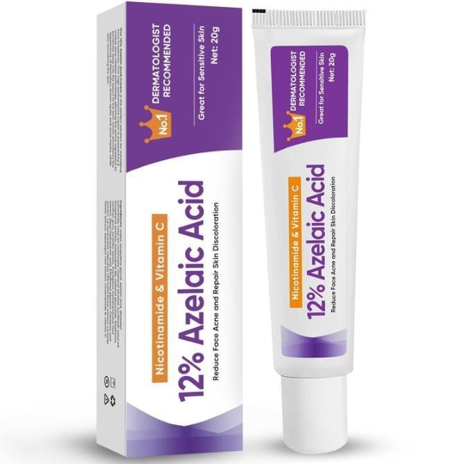 Esencia de Ácido Azelaico al 15%, Ungüento de Niacinamida al 12%, Gel Calmante para la Piel, Reduce las Cicatrices del Acné y las Imperfecciones