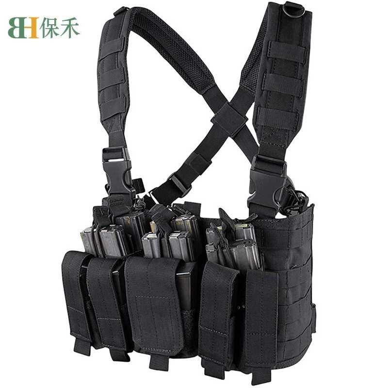 Mounted Molle Multifunctional Chest-Mounted Tactical Vest Adjustable Outdoor Training Tactical Vest Baohuo Spot