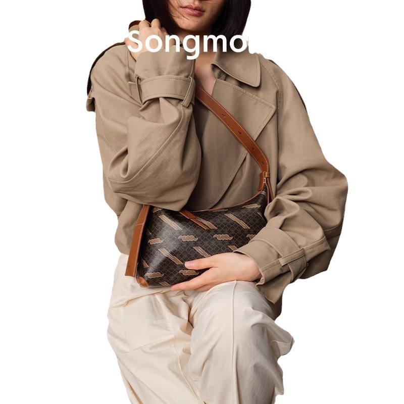 Borsa a tracolla singola Songmont Shanxia Yousong Small Bagagli Hobo mezza giornata inattiva serie stile cinese_voghion.com