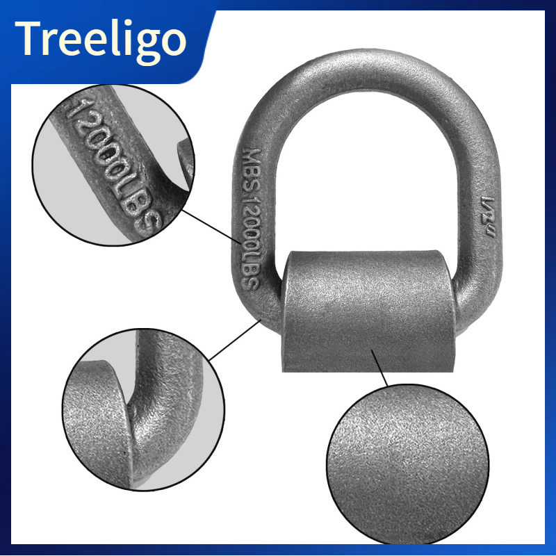El fabricante suministra el anillo de tracción del remolque No. 45, cable de tracción de soldadura de acero modificado, camión de ingeniería, pared lateral de 5,4 toneladas, anillo de gancho en forma de D