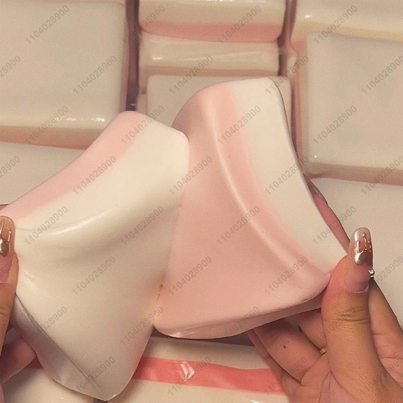 Slow Rebound Pinch Decompression Toy Double-Sided Glutinous Rice Cake Cake Students Decompress Soft Squishy in Class