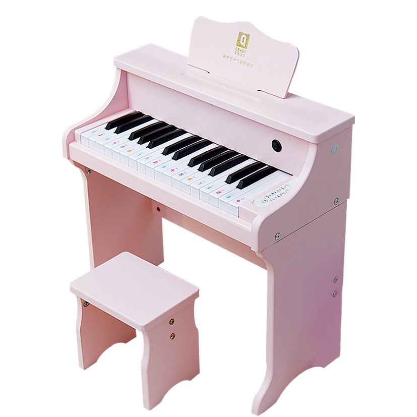 Órgano electrónico de piano para niños principiante en casa puede jugar multifuncional instrumento musical bebé regalo cumpleaños juguete Niña
