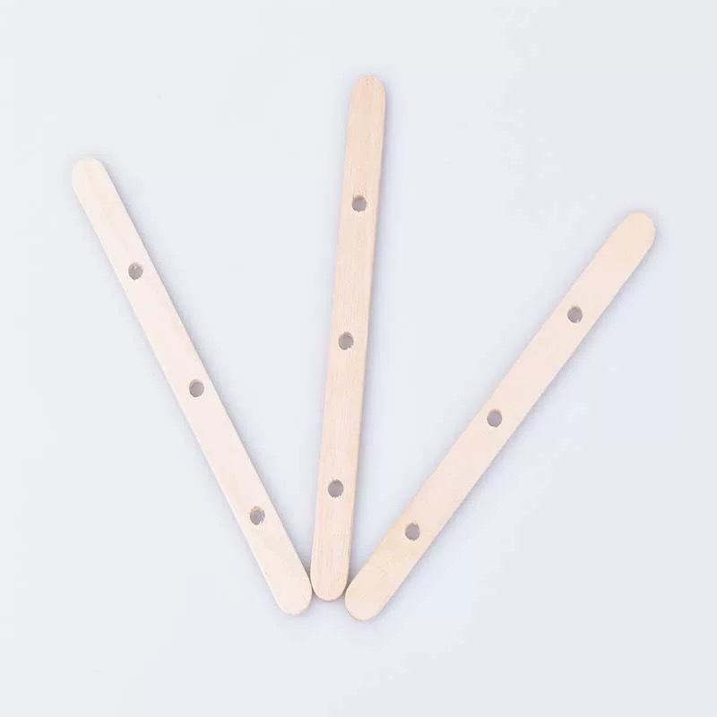 7 agujeros fijador de núcleo de cera de 4 mm abrazadera de madera de diámetro de agujero de cera de banano herramientas DIY siete agujeros mecha de madera abrazadera de palo