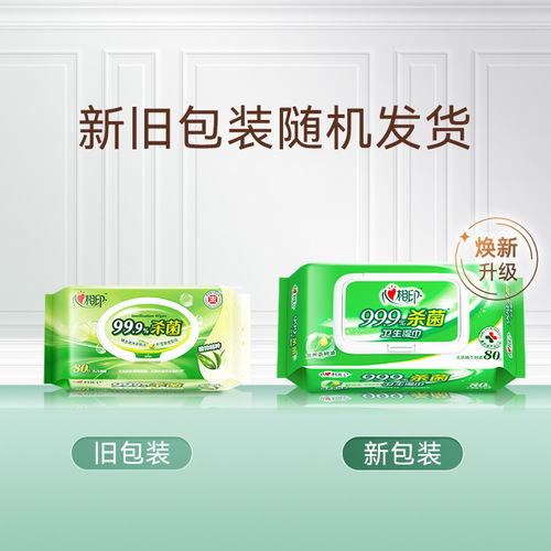 Xinxiangyin Disinfectant Wipes Sterilizing Wipes Wet Wipes Disinfecting Wipes Family Pack Removable 80 Piece Packs for Shipping
