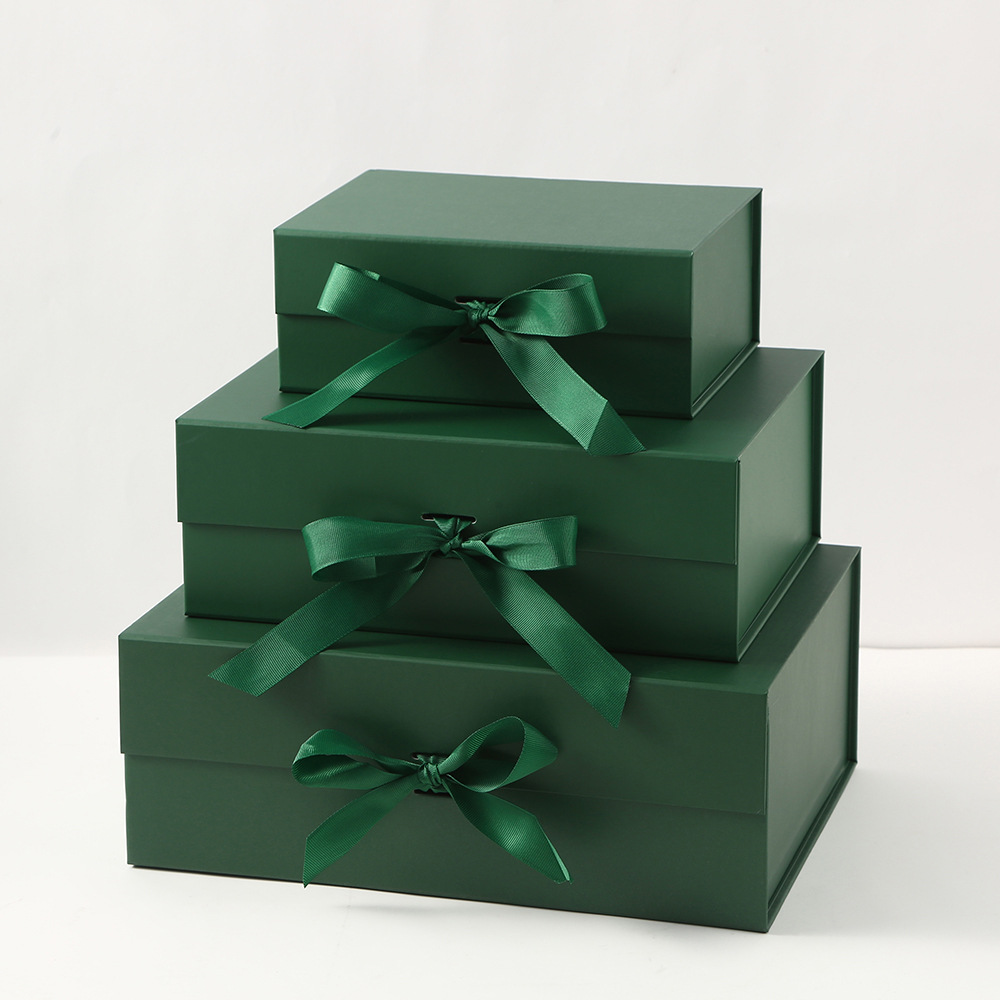 Caja plegable transfronteriza de una pieza simple caja de regalo flip caja de embalaje magnético impresión de logotipo caja de almacenamiento caja de papel al por mayor