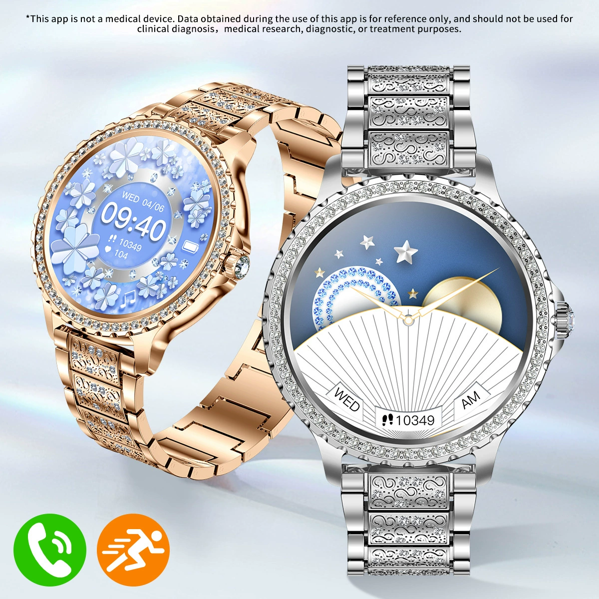 Модные женские Смарт-часы BANGWEI/Lige, многофункциональные водонепроницаемые часы-будильник с Bluetooth-звонком, спортивные часы