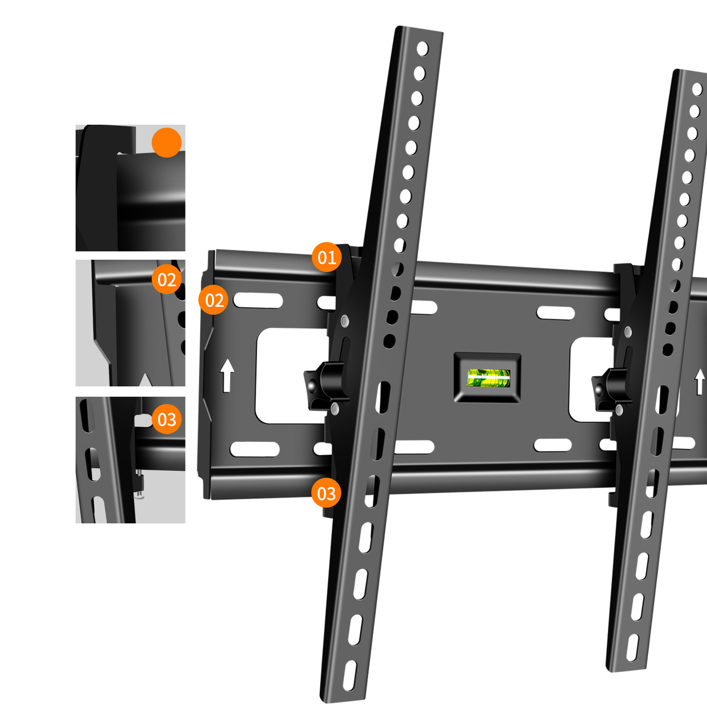Colgante de televisión universal para 26 - 65 pulgadas Hisense Tronwick TCL Xiaomi montaje en la pared soporte de televisión ajustable