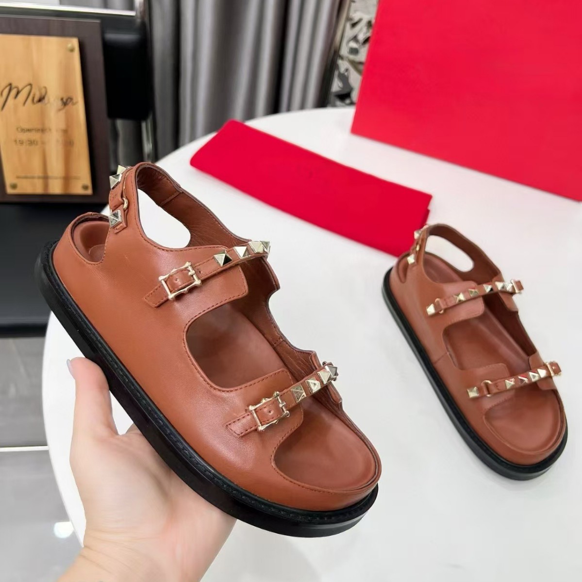 Summer beach universal comfortable sandals open toe platform with…