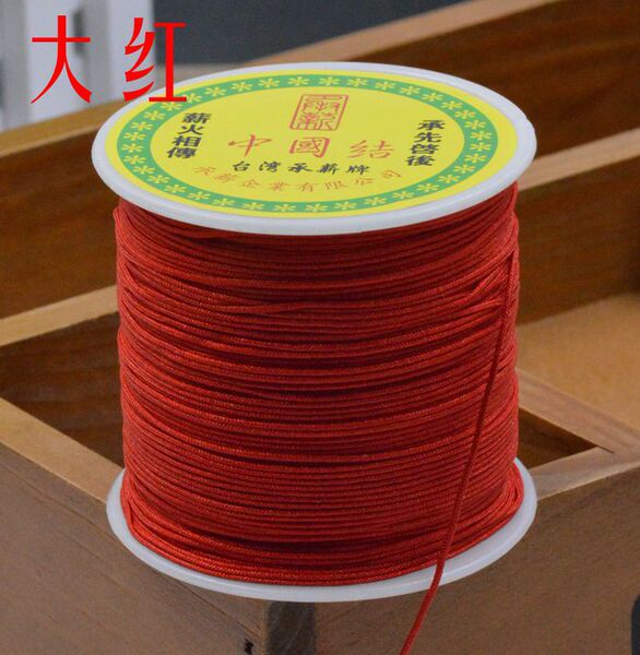 woven red rope bracelet handmade