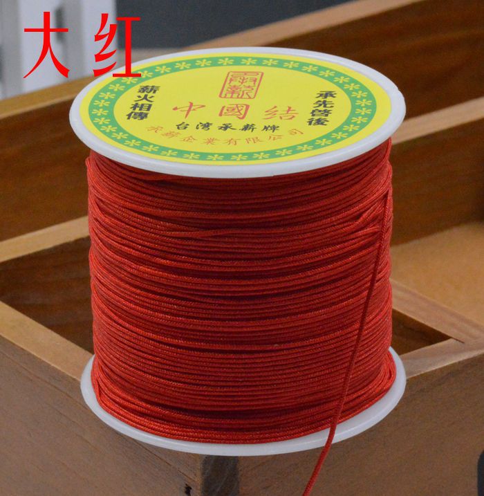 woven red rope bracelet handmade