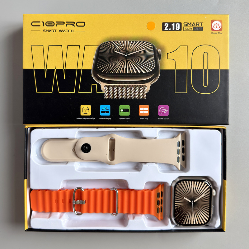 智能手表⌚️蓝牙通话灵动岛玩游戏Watch10心率计步华强北s10手表|undefined