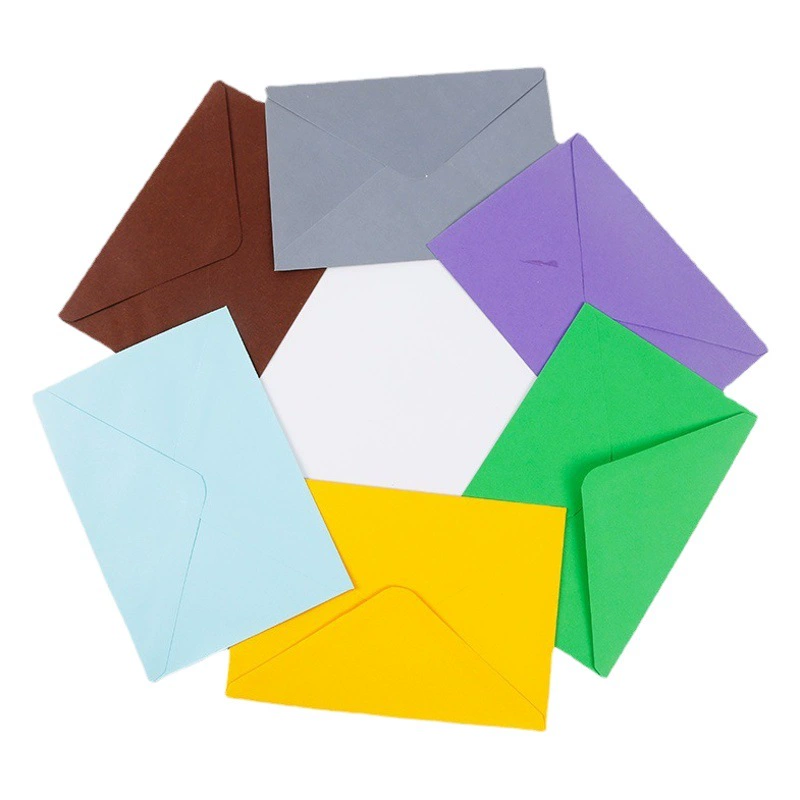Разноцветные клейкие конверты, бумага для писем, производители цветной бумаги в западном стиле, оптовая продажа однотонной бумаги, возможность нанесения логотипа, креативный дизайн в западном стиле.
