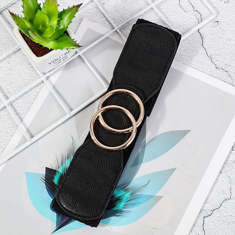 Simple Style Circle Alloy Elastic Band Belt display picture 5