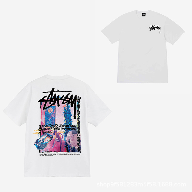 STU 25SS 新品 STU 高品質純綿 男女同型半袖Tシャツ トレンドブランド服|undefined