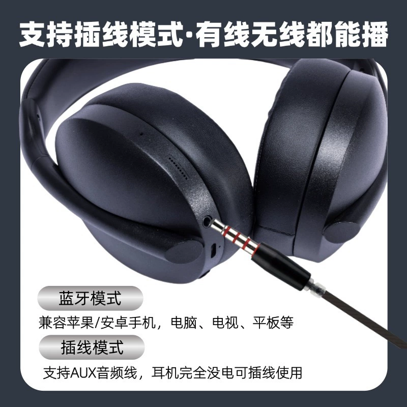 2026 новая беспроводная Bluetooth-гарнитура с активным шумоподавлением ANC, длительная работа от батареи, универсальная гарнитура для компьютера и мобильного телефона, прямые продажи J6