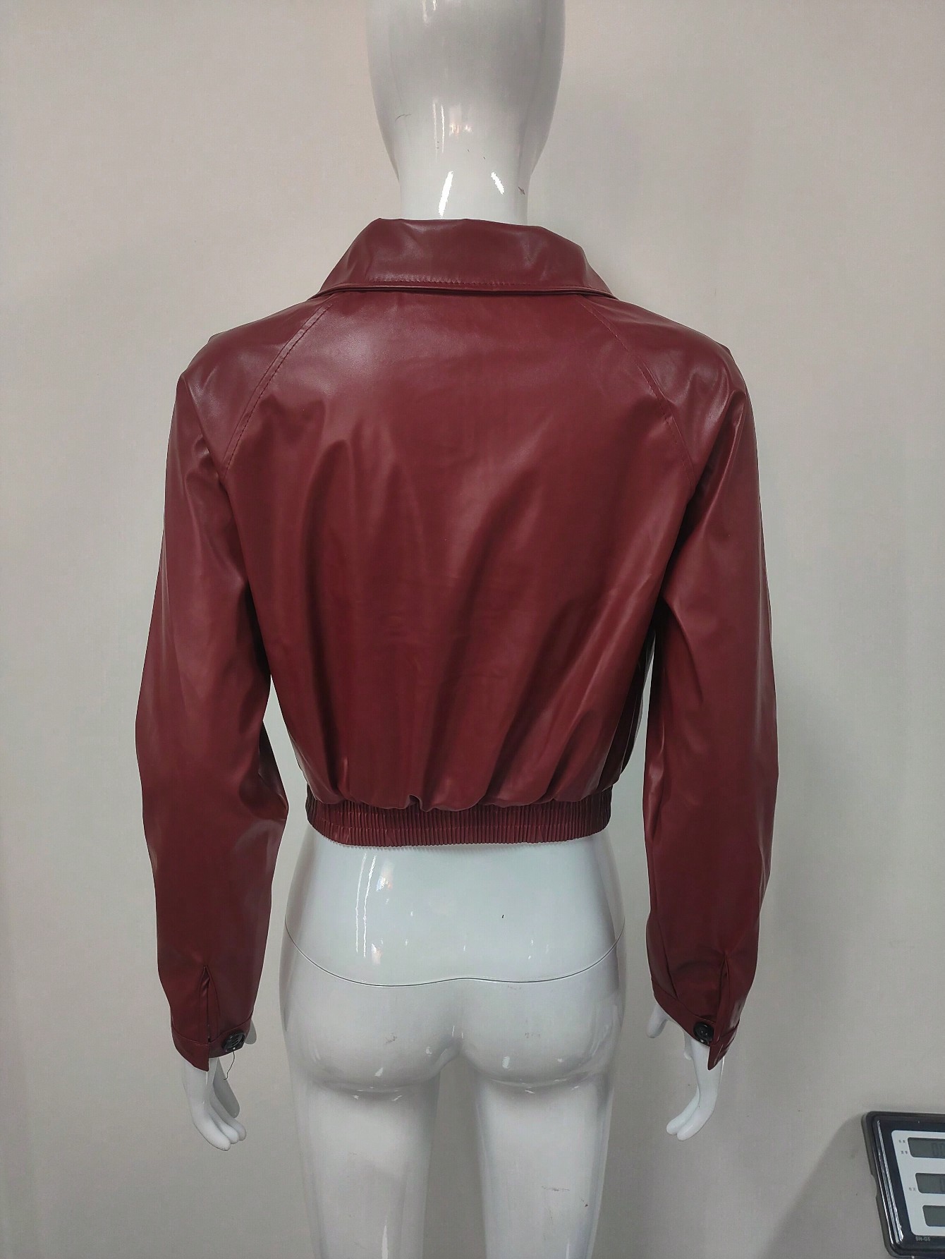 Vintage Style Style Women's Vintage Style Solid Color Single Breasted Leather Jacket Casual Jacket