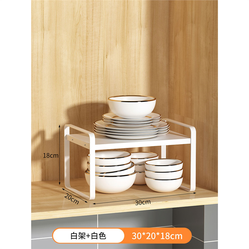 Organizador multinivel para encimera de cocina – para vasos, utensilios, con zona de drenaje