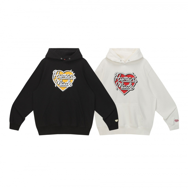 Trendy Brand Human In-Stock Foreign Trade Autumn/Winter 2025 New Hm Japanese-Style Hooded Fleece Warm Sweatshirt Jacket for Women