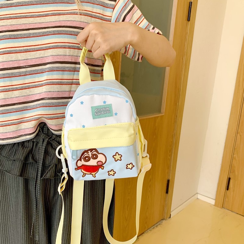三福hellokitty包蜡笔小新校园高颜值学生通用大容量百搭双肩包|undefined