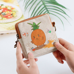 Wholesale Creative Mini Wallet for Women, Cartoon Student Small Wallet, Key and Coin Purse, Fabric Wallet Bag, Handbag