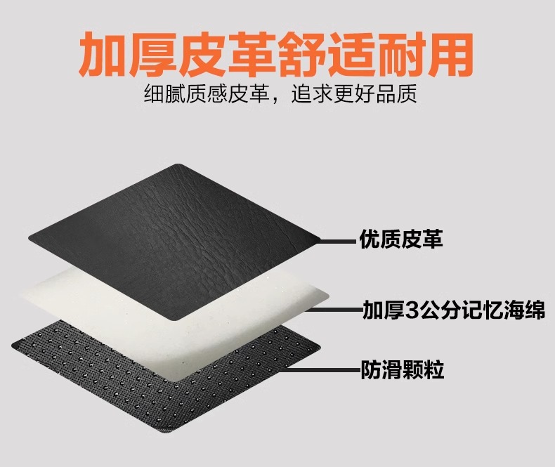 Junqi Electric Bike Seat Cover, Thickened Waterproof and Sun-Proof Pu Leather Seat Cover, Universal for All Seasons, Pressure-Reducing and Scratch-Resistant Seat Cover