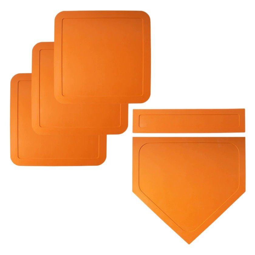 5 частей бейсбольная опорная плита Софтбол мешок бросать пластина опорная плита цельный резиновый материал водонепроницаемый несколько цветов