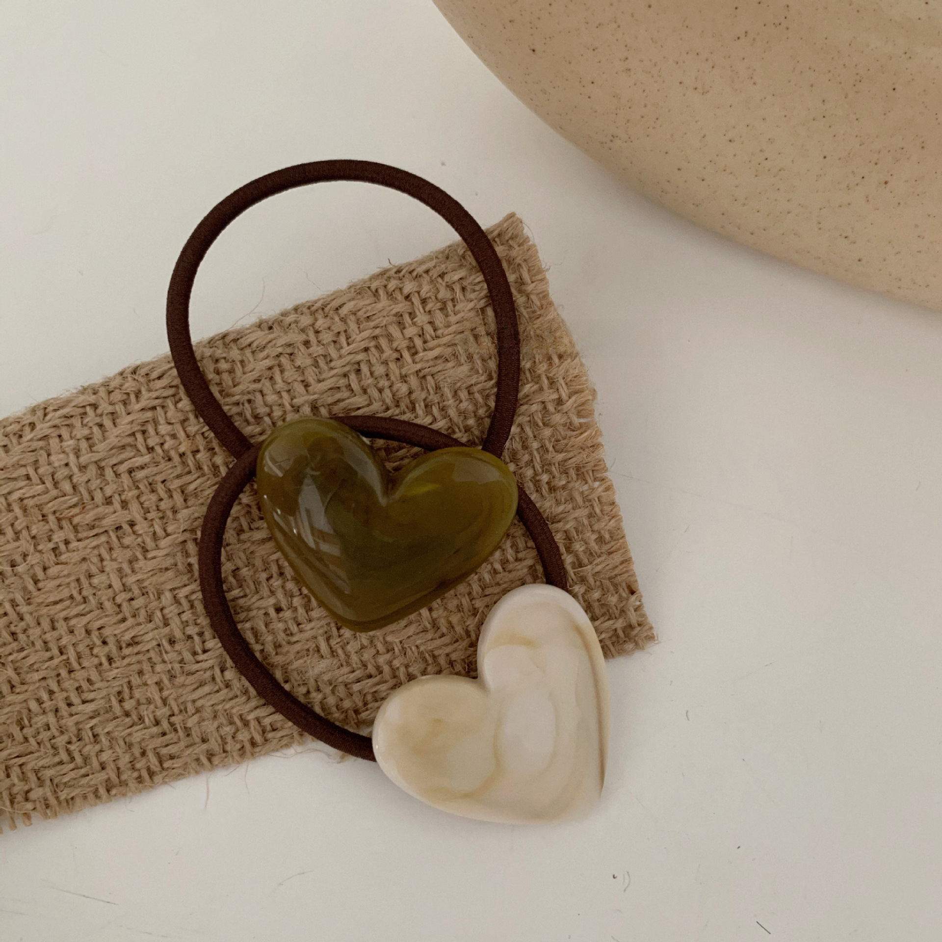 Coreano inchiostro marmo amore acido acetico minimalista vento freddo corda per capelli corda per capelli 2021 autunno e inverno Nuovo elastico_voghion.com