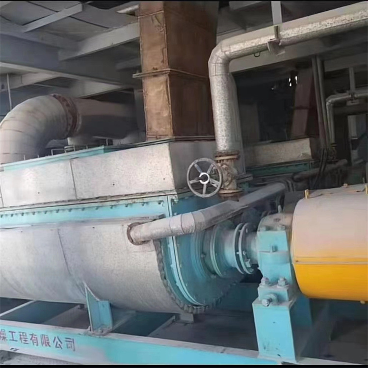 桨叶真空干燥设备二手不锈钢52平方蒸汽双轴空心桨叶干燥机